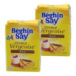 Bghin say - lot 2x sucre vergeoise brune - paquet 500g