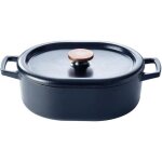 Beka cocotte fonte + couvercle 31 cm - 5. 5 l - noir