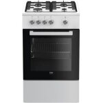 Cuisinire - beko - fsg52000dwc - gaz - auto - nettoyant - 50 cm blanc