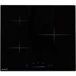Beldeko plaque induction 3 foyers slider avec minuterie - booster - 1 grand feu de 280 mm
