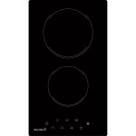 Beldeko - plaque vitrocramique 2 foyers 3000w - minuteur commande tactile