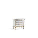 Beliani - buffet miroir de 6 tiroirs mozela Beliani - buffet miroir de 6 tiroirs mozela