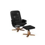 Beliani - fauteuil massant et chauffant en simili - cuir noir relaxpro Beliani - fauteuil massant et chauffant en simili - cuir noir relaxpro
