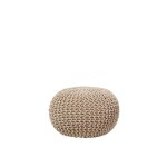 Beliani - pouf beige 50 x 35 cm conrad