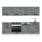 Belini cuisine equipee complete alice muebles de cuisine complets - 240 cm. avec plan de travail chêne ... Belini cuisine equipee complete alice muebles de cuisine complets - 240 cm. avec plan de travail chêne ...