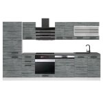 Belini cuisine equipee complete cindy muebles de cuisine complets - 300 cm. sans plan de travail chne ...