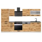 Belini cuisine equipee complete cindy muebles de cuisine complets - 300 cm. sans plan de travail chne ...