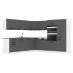 Belini cuisine equipee complete jane muebles de cuisine complets. l - forme cuisine. cuisine complete ...