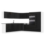 Belini cuisine equipee complete jane muebles de cuisine complets. l - forme cuisine. sans plan de travail ...