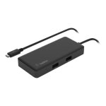 Adaptateur multiport - belkin - hub usb - c 5 en 1 - hdmi 4k - power delivery 3. 0 - compatible chromebook ...