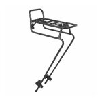 Porte bagage v�lo - p2r - r�glable - noir mat - aluminium - 26 - 29 pouces