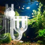 Belles plantes aquatiques raffineur de r�servoir grand diffuseur de co2 � tuyau droit herbe deau pour ...