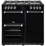 Belling - pkens90dfblk - piano de cuisson gaz 90cm - 5 foyers - 7. 3 kw - fours lectriques - classe ...