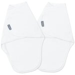 Bellochi lot de 2 couverture emmaillotage bebe lange demmaillotage 0 - 3 mois - coton doux et d�licat ...