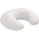 Bellochi coussin dallaitement avec housse coussin allaitement 40x60 cm - 100% coton - beige dots
