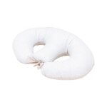 Bellochi coussin dallaitement jumeaux avec housse coussin allaitement - 100% coton - lui dots