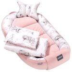 Bellochi kit nids bébé 6 pièces - reducteur de lit bebe une couverture de bebe cale tete bébé un oreiller ... Bellochi kit nids bébé 6 pièces - reducteur de lit bebe une couverture de bebe cale tete bébé un oreiller ...