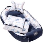 Bellochi kit nids bébé 6 pièces - reducteur de lit bebe une couverture de bebe cale tete bébé un oreiller ... Bellochi kit nids bébé 6 pièces - reducteur de lit bebe une couverture de bebe cale tete bébé un oreiller ...