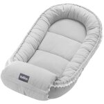 Bellochi reducteur de lit bebe cale bebe pour lit cocon bebe - coton et velours 90x60cm - nid de bebe ...
