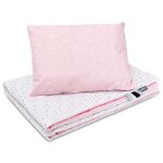 Bellochi set de couette bebe 75x100 cm et coussin enfant 30x40 cm - r�versible et lavable - coton - aurora ...