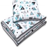 Bellochi set de couette bebe 75x100 cm et coussin enfant 30x40cm - rversible et lavable - 100% coton ...