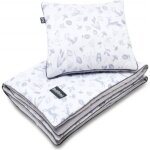 Bellochi set de couette bebe 75x100cm et coussin enfant 30x40 cm - r�versible et lavable - 100% coton ...