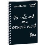 Ben affaires spiral agenda civil semainier 10x15cm la vie est une ?uvre anne 2022 mini