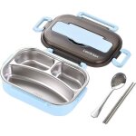 Bento lunch boxbote boite repas box enfant et couverts bote  repas et 3 compartiments micro ondes ...