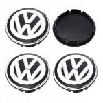 Beq - 4 x centre de roue cache moyeu 56mm vw jante enjoliveurs logo pour volkswagen golf polo oe. 6n0601171 ...