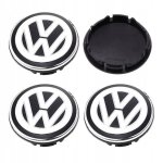 Beq - 4 x centre de roue cache moyeu 56mm vw jante enjoliveurs logo pour volkswagen golf polo oe6n0601171 ...