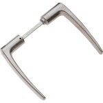 Bquille double carr de 6 aluminium poli