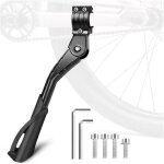 Bequille velo 24 26 28 29pouces - universel rglable bquille vlo electrique - alliage daluminium bike ...
