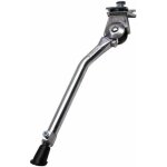 Bequille velo laterale avec plaque newton 20 - 28 reglable alu argent