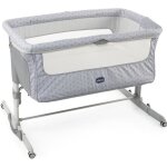 Berceau cododo next2me dream silver - chicco - a partir de 0 mois - hauteur rglable - matelas inclus ...