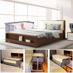 Berceau lit cododo bb ultra confortable avec roulettes - gris - mixte