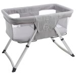 Berceau de voyage bb formula baby gris - matelas inclus - 90 x 56 x 70 cm - classique - intemporel