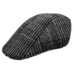 Bret / casquette plate - non spcifi - gris - coton - adulte - automne / hiver