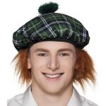 Béret Écossais - vert - modèle Écosse - mixte - adulte - extérieur Béret Écossais - vert - modèle Écosse - mixte - adulte - extérieur