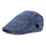 Bret en jean rglable pour hommes et femmes brets en jean pour livreur plat gatsby cabbie casquette ...