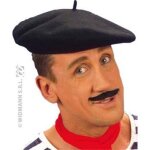 Bret en laine - marque - noir - adulte - accessoire de mode - extrieur