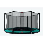 Filet de s�curit� de cl�ture de trampoline - berg - comfort 430 - vert - ext�rieur - mixte