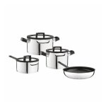 Batterie de cuisine 4 pieces pour table avec hotte integree berghoff 17007896 Batterie de cuisine 4 pieces pour table avec hotte integree berghoff 17007896