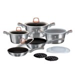 Ustensiles de cuisine - berlingerhaus - bh - 7033 - titanium - moonlight edition - 13 pi�ces