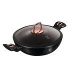 Berlingerhaus poêle wok avec couvercle 30 cm collection black rose bh - 7112 Berlingerhaus poêle wok avec couvercle 30 cm collection black rose bh - 7112