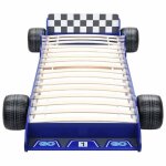 Best 2026lit 1 places bleu - 90x200 cm - lemon� - lit voiture de course pour enfants 90x200 cm bleu 6370734 ...