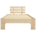 Best 2026lit 1 places brun - 90x200 cm - lemon� - cadre de lit - sans matelas - bois de - pin massif ...