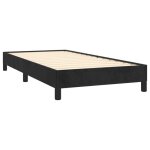 Best 2026lit 1 places noir - 90x190 cm - lemon� - cadre de lit - sans matelas - noir 90x190 cm velours ...