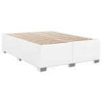 Best 2026lit 2 places blanc - 140x190 cm - lemon� - cadre de lit - sans matelas - blanc 140x190 cm similicuir ...