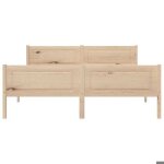 Best 2026lit 2 places brun - 160x200 cm - lemon� - cadre de lit - sans matelas - bois massif de pin 160x200 ...