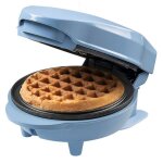 Bestron amw500b - gaufrier mini 550w - plaques antiadh�sives - bleu